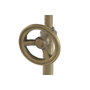 DKD Home Decor Lámpara de Pie de Metal con Foco Dorado