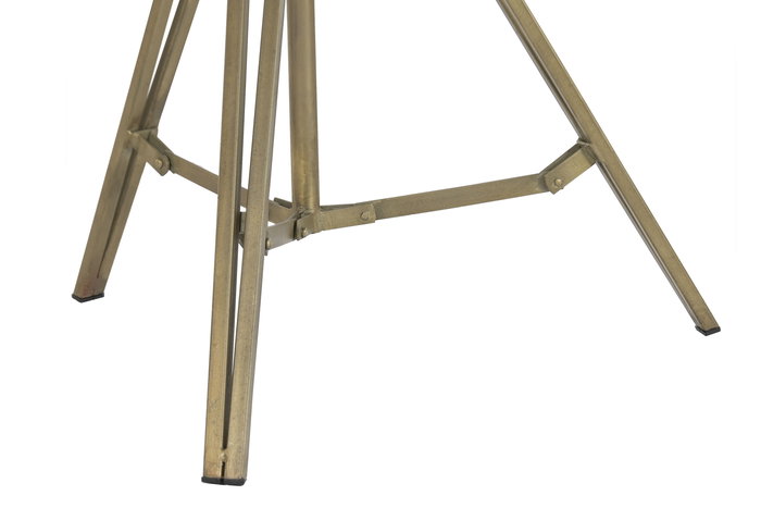 DKD Home Decor Lámpara de Pie Loft Dorada 20 x 176 x 60 cm