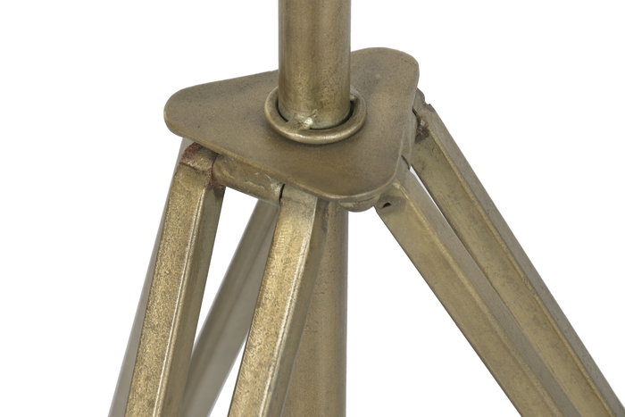 DKD Home Decor Lámpara de Pie Loft Dorada 20 x 176 x 60 cm