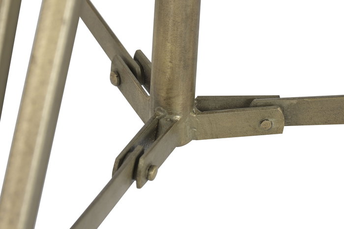 DKD Home Decor Lámpara de Pie Loft Dorada 20 x 176 x 60 cm