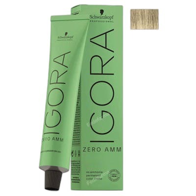 Schwarzkopf Igora Zero Amm 10-14 Rubio Platino Ceniza Beige 60ml Schwarzkopf Igora Zero Amm 10-14 Rubio Platino Ceniza Beige 60ml