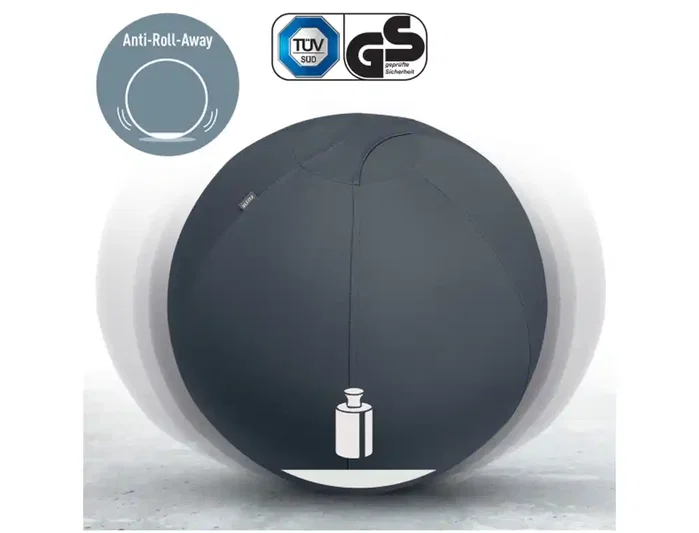 Leitz Balón de asiento Active Ergo 55 cm Gris oscuro antideslizante