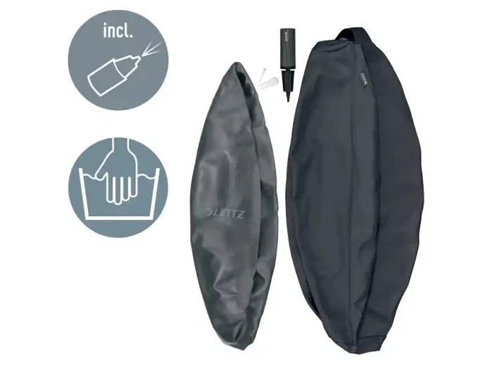 Leitz Balón de asiento Active Ergo 55 cm Gris oscuro antideslizante