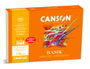 CANSON-GUARRO Láminas de dibujo Basik 130g A3+ con recuadro, set de 250