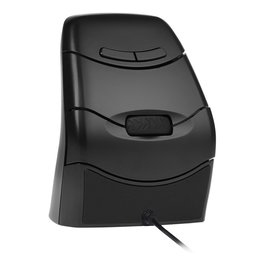 BakkerElkhuizen DXT 3 Ratón Inalámbrico RF Óptico 2400 DPI Ambidiestro Ergonómico Negro para Oficina