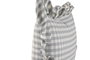 DKD Home Decor Cojín Algodón Reciclado 50x30 Gris con Volantes Vichy