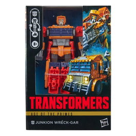 HASBRO Transformers Figura Junkion Wreck-Gar 17.5 cm Articulada Con Accesorios Coleccionable Age Of The Primes Edad +8 Años
