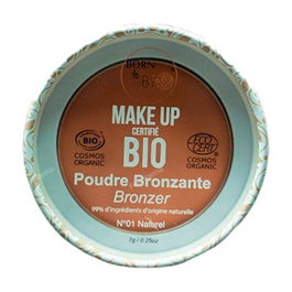 BORN TO BIO Polvo Bronceador Organico N1 Natural 7 Gr