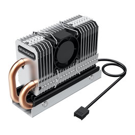 GrauGear G-M2HP04-F Disipador de calor SSD M.2 2280 con ventilador PWM