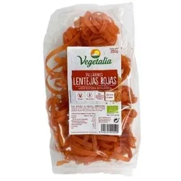 Vegetalia Tallarines Lentejas Rojas Bio Sin Gluten Veganos Alto Proteína Fibra 250gr