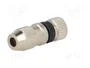 HARTING Conector M12 HARAX hembra de 4 pines recto