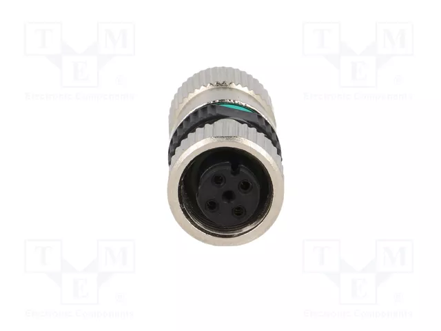 HARTING Conector M12 HARAX hembra de 4 pines recto