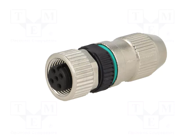 HARTING Conector M12 HARAX hembra de 4 pines recto
