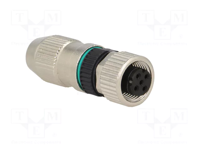 HARTING Conector M12 HARAX hembra de 4 pines recto
