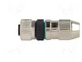 HARTING Conector M12 HARAX hembra de 4 pines recto
