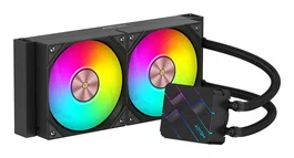 Abysm Oceanic Tide 240 ARGB - Refrigeración líquida para CPU con 2 ventiladores de 120mm
