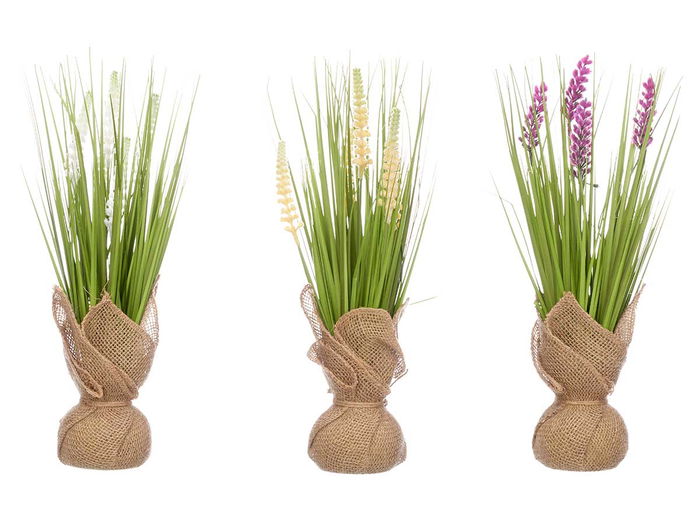 Ibergarden Ramilletes Saco Espigas Surtidos 10 cm x 41 cm x 10 cm Plástico Rafia (Set de 6)