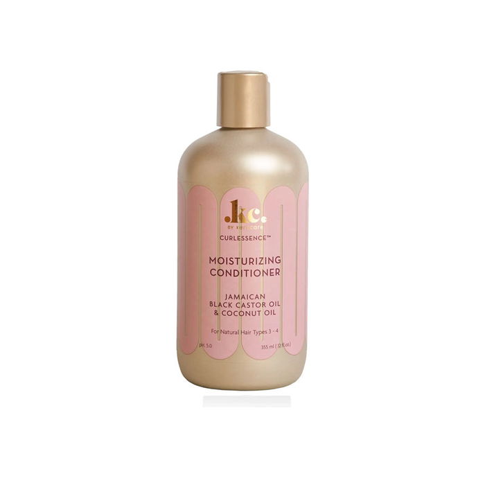 Keracare Acondicionador Hidratante Curlessence para Cabello Rizado con Aceite de Coco y Ricino Negro Jamaicano 355ml