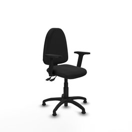 PIQUERAS Y CRESPO Silla de oficina Aýna con mecanismo Asincro, Negro