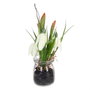 Ixia Planta Blanca Artificial de Decoración 7 x 7 x 20 cm (Pack de 4)