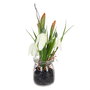 Planta Blanco Artificial Decoración 7 X 7 X 20 cm (Set de 4)