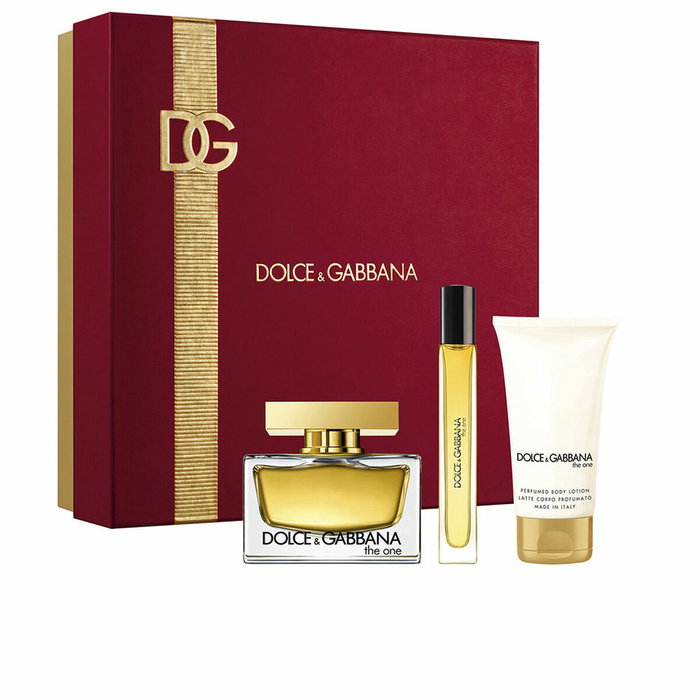 Dolce & Gabbana The One Set de Regalo para Mujer (75 ml EDP + 50 ml Loción + 10 ml EDP)