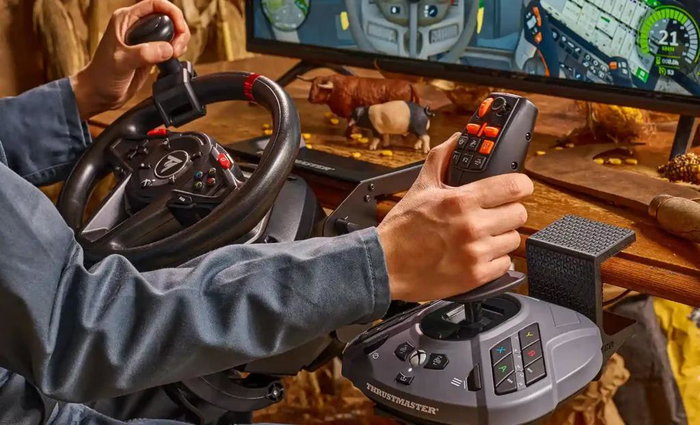 Thrustmaster SimTask FarmStick X Negro y Gris Thrustmaster SimTask FarmStick X Negro y Gris