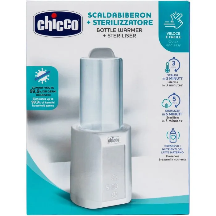 Chicco Calientabiberones 4 en 1 AUC8058664129560, Versátil y Práctico para Alimentación