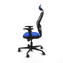PIQUERAS Y CRESPO Silla de oficina Jorquera con mecanismo Sincro, Azul y Negro