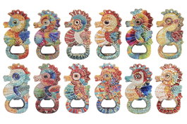 DKD Home Decor Iman Caballito Resina y Metal 72 Unidades Multicolor 10 x 5.5 cm