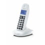 Motorola c1001cb+ Teléfono Inalámbrico con Contestador en Color Blanco