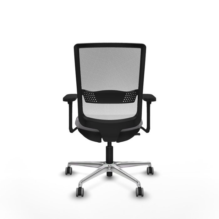 PIQUERAS Y CRESPO Silla de oficina Haches con mecanismo Sincro/Traslack, Gris y Blanco PIQUERAS Y CRESPO Silla de oficina Haches con mecanismo Sincro/Traslack, Gris y Blanco