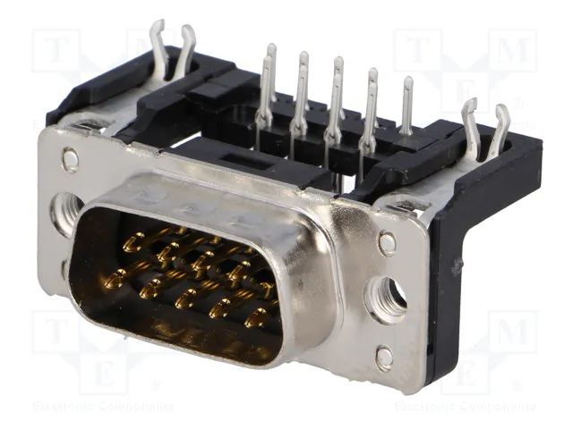 HARTING Conector D-Sub 9 pines macho THT angular 90° HARTING Conector D-Sub 9 pines macho THT angular 90°