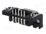 HARTING Conector D-Sub 9 pines macho THT angular 90°