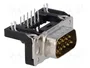 HARTING Conector D-Sub 9 pines macho THT angular 90°