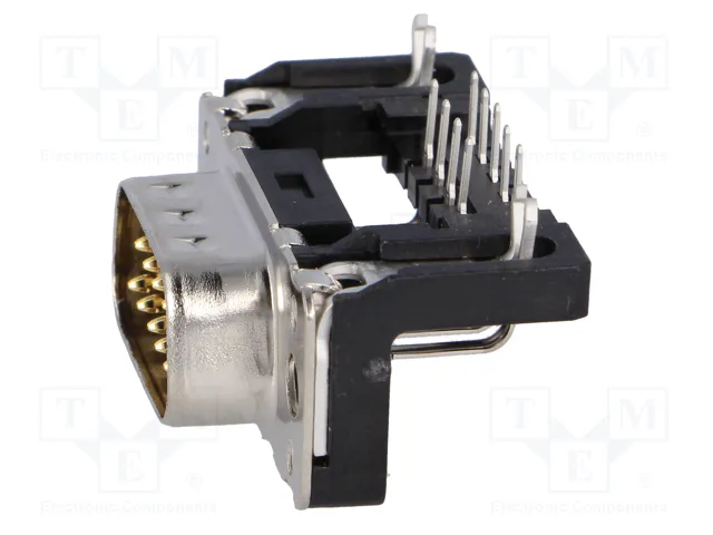 HARTING Conector D-Sub 9 pines macho THT angular 90° HARTING Conector D-Sub 9 pines macho THT angular 90°
