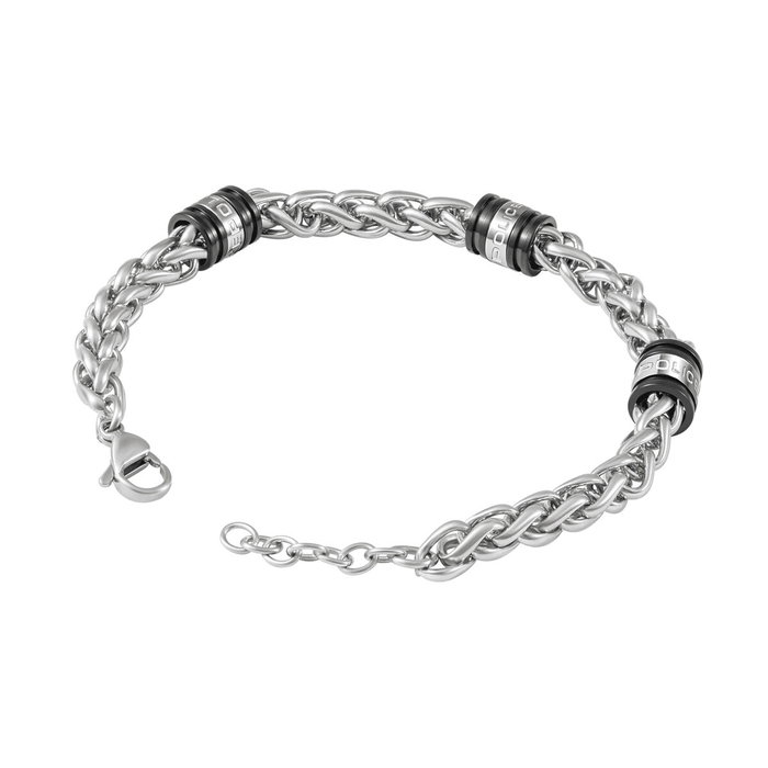 Pulsera Hombre Police PEAGB0078201 Plateado