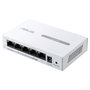ASUS ExpertWiFi EBP15 Switch Gestionado de 5 Puertos Gigabit con PoE - Blanco