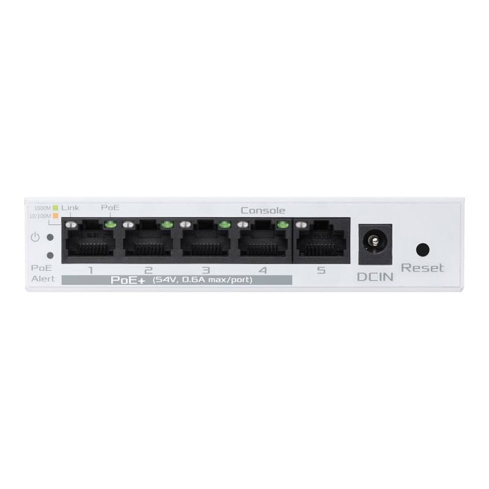 ASUS EBP15 Switch Gestionado Gigabit Ethernet 5 Puertos PoE Blanco