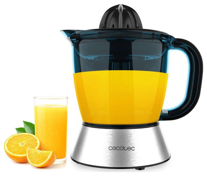 Cecotec Exprimidor de cítricos con 40 W y tambor de 1 L