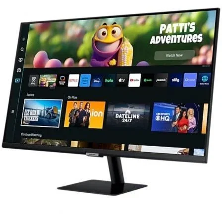 Samsung Smart Monitor M5 LS27DM500EUXDU 27" Full HD Smart TV Tizen, Gaming Hub, SmartThings, 60Hz, HDR10, Altavoces 10W, Negro Samsung Smart Monitor M5 LS27DM500EUXDU 27" Full HD Smart TV Tizen, Gaming Hub, SmartThings, 60Hz, HDR10, Altavoces 10W, Negro
