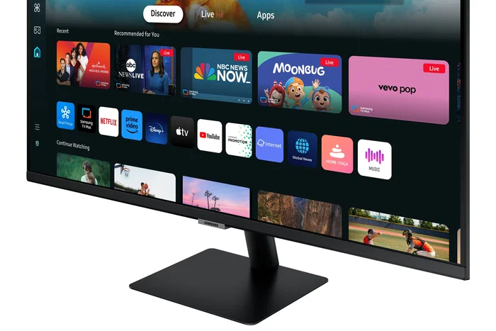 Samsung Smart Monitor M5 M50D 27 Pulgadas Full HD Negro Samsung Smart Monitor M5 M50D 27 Pulgadas Full HD Negro