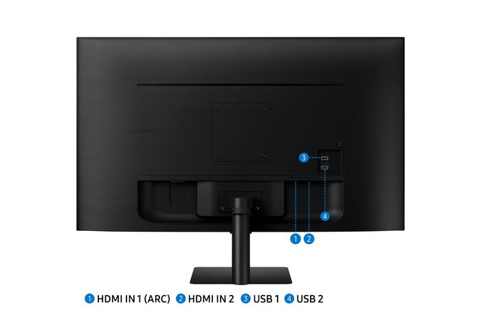 Samsung Monitor de ordenador M50D 68.6 cm (27") 1920 x 1080 pixels Full HD LED Negro