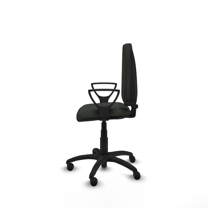 PIQUERAS Y CRESPO Silla de oficina Aýna, Tela Negra, Mecanismo Contacto Permanente Básico, Ruedas para Parqué PIQUERAS Y CRESPO Silla de oficina Aýna, Tela Negra, Mecanismo Contacto Permanente Básico, Ruedas para Parqué