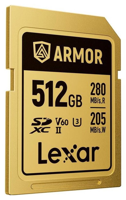 Lexar Professional Armor Gold SDXC UHS-II 512 GB Lexar Professional Armor Gold SDXC UHS-II 512 GB