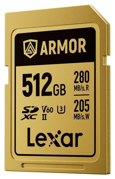Lexar Professional Armor Gold SDXC UHS-II 512 GB Lexar Professional Armor Gold SDXC UHS-II 512 GB