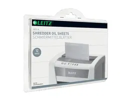 Hojas lubricante para destructora de papel Leitz (12 Unidades)
