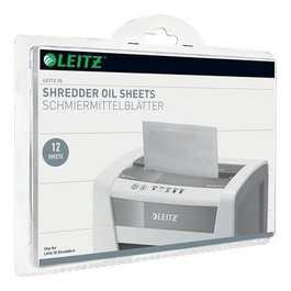 Leitz Hojas lubricantes para destructoras pack de 12 unidades