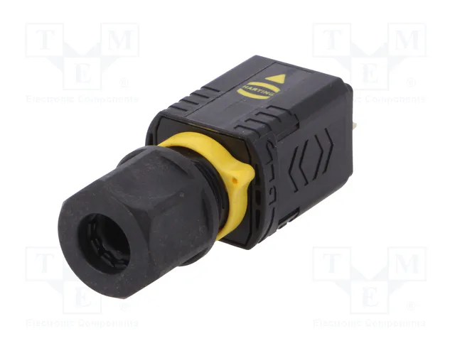HARTING Conector industrial rectangular macho de 4 pines