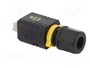 HARTING Conector industrial rectangular macho de 4 pines